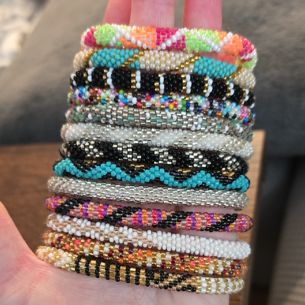 Multicolor Beaded Bracelet Collection